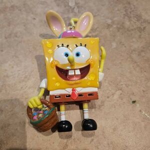 2004 SpongeBob Easter Bunny Keychain